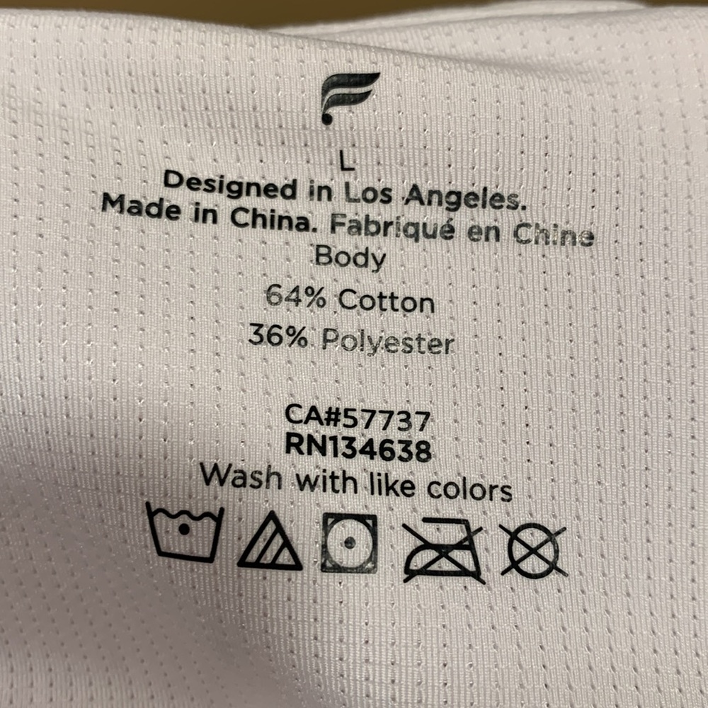 Fabletics Men’s White Collared Button Down Shirt … - image 6